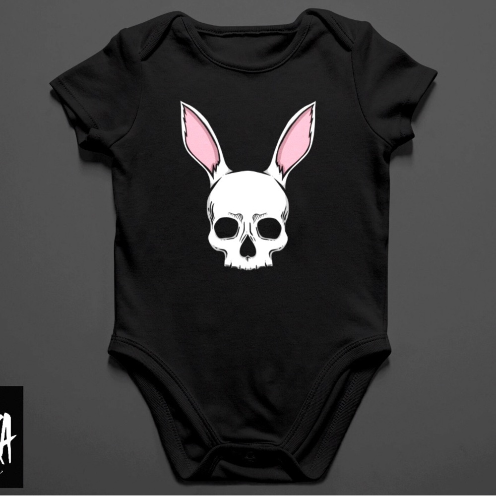 Skeleton/Bunny Baby Onesie
